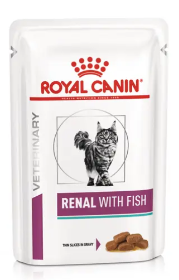 Cat VHN  RENAL FISH CIG POUCH  Wet CIG 1.02KG