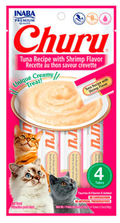 Churu - Adult Cats - Creamy Treat - 4 Tubes - 56 g - Tuna & Shrimp