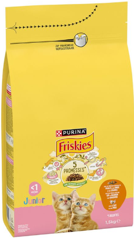 Purina - Friskies - For Junior Cats - 1.5 kg - With Chicken & Turkey