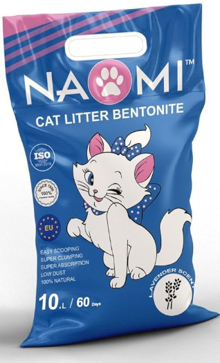 Naomi - Cat Litter - Lavender - 10 L
