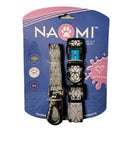 Naomi - Dog Leash & Collar - Gray - M