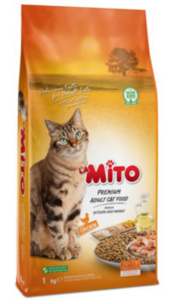 La Mito - Dry Food - For Adult Cats - 1 Kg - Chicken