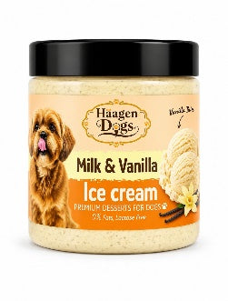 Ice cream milk & vanilla  500 gm