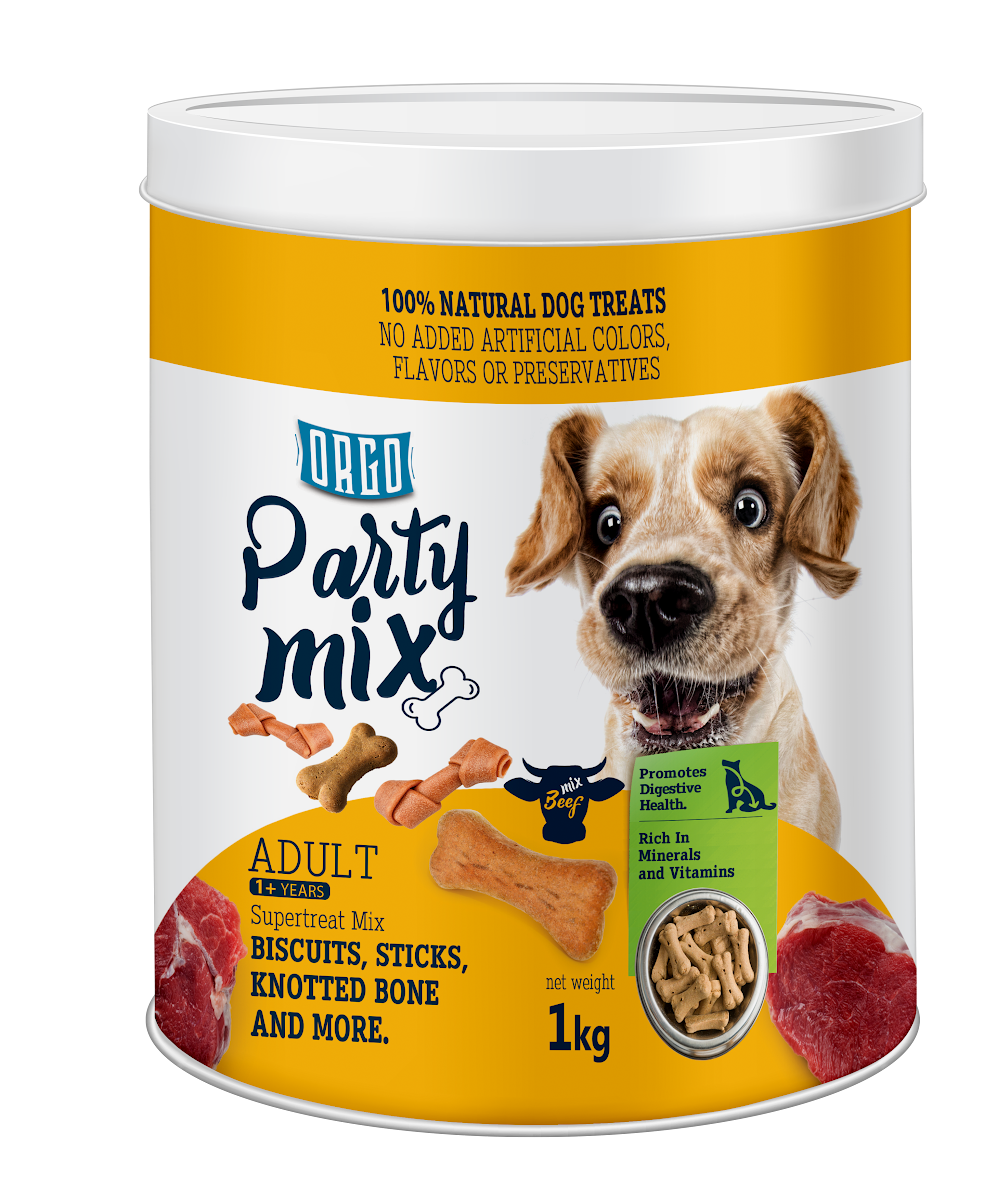 biscuits orgo DOG partly mix beef 1 kg