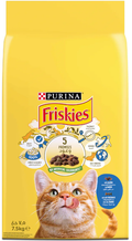 Purina - Friskies - For Adult Cats - 7.5 kg - With Salmon & Vegetables