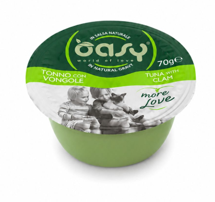 Oasy Wet Cat More Love Cup Tuna With Clam 70 gr