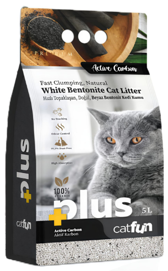 Plus - Cat Fun - Cat Litter - 5 L - Active Carbon
