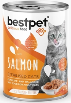 Bestpet - Can 400 gm - Sterilisd Cats - Salmon