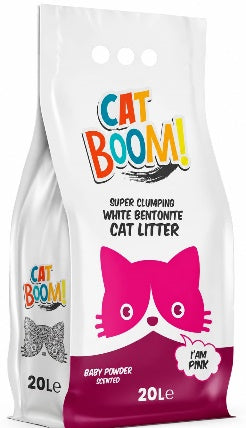 Cat Boom - Cat Litter - 20 L - Baby Powder