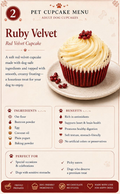 Ruby Velvet Red Velvet Cupcake