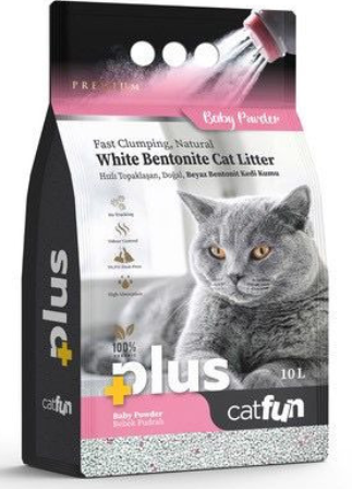 Plus - Cat Fun - Cat Litter - 10 L - Baby Powdr