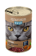 Wet Food orgo cat  Orgo Can Food For Cat Liver With Veg & Soup 400 GM 