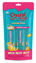 Crystal Kitty - Cat Treats - Chicken & Liver - 4 Pcs