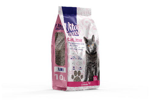 Cat litter Vita maxx CAT Brown Sand Clumping 10 L Lavender