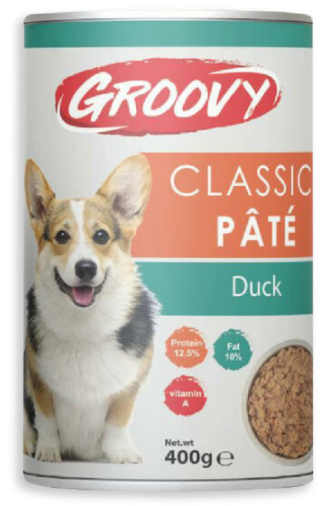 Groovy - Can 400 gm - Adult Dogs - Duck 