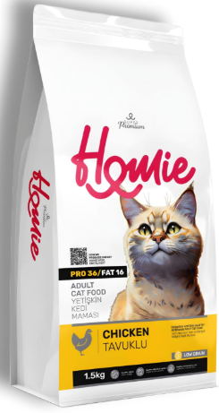 Homie - Dry Food - Super Premium - For Kitten & Mother Cats - 1.5 kg - Chicken