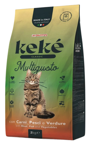 KeKe - Multigusta - Dry Food - For Adult Cats - 2 kg - Classic