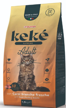 KeKe - Dry Food - For Adult Cats - 1.5 kg - Supreme