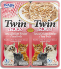 Inaba - Cat Treat - Twin Packs - Pouch 40 gm - Tuna & Chicken