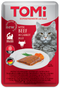 Tomi - Cat Food - For Adult - Pouch 100 gm - Beef
