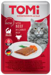 Tomi - Cat Food - For Adult - Pouch 100 gm - Beef
