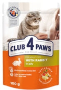 Club 4 Paws - Premium - For Adult Cats - Pouch 100 gm - With Rabbit
