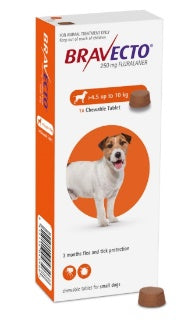 Bravecto - Dogs Healthy - 4.5KG : 10KG - (250MG )