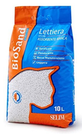 Lettiera - Biosand - Cat Litter - 10 L - Assorbente Bianca
