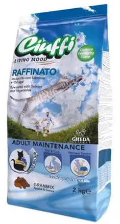 Ciuffi - Dry Food - For Adult Cats - 2 kg - Salmon