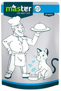 Master - Cat Food - For Adult - Pouch 80 gm - Fish