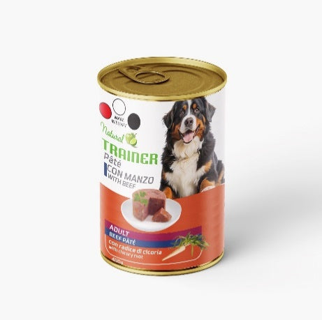 Wet Food Trainer dog  can food beef 400 gm