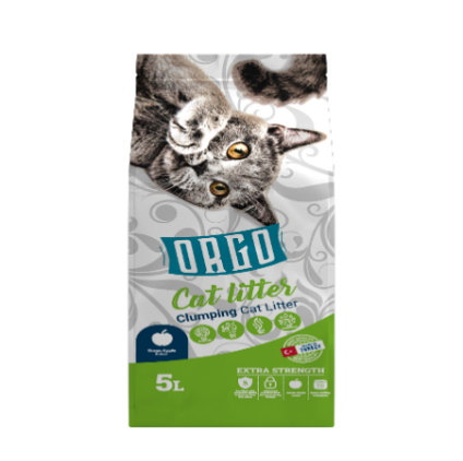 Cat litter orgo CAT White cat litter Apple 5 L