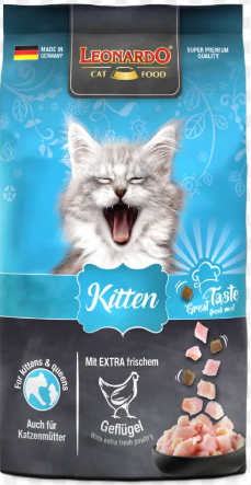 Leonardo - Dry Food - For Kitten Cats - 7.5 kg - Chicken