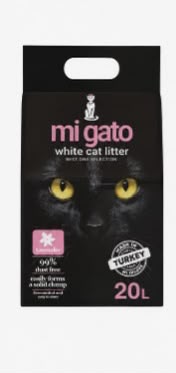 Cat litter Mi gato CAT White cat litter Lavender 20 L