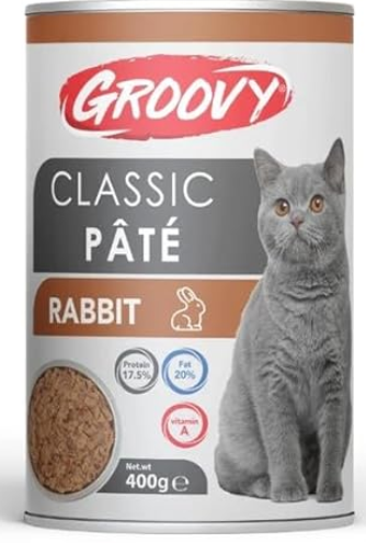 Groovy - Can 400 gm - Adult Cats - Rabit 