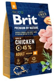 Brit - Dry Food - For Adult Dogs - M - 3 kg - Salmon