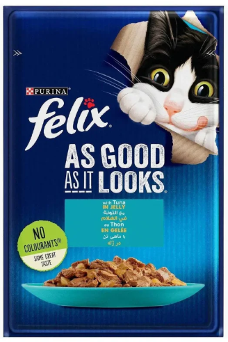 Purina - Felix - For Adult Cats - Pouch 85 gm - With Tuna