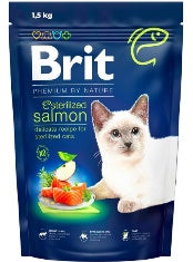 Brit - Dry Food - For Cats - 300 gm - Sterilized - Salmon