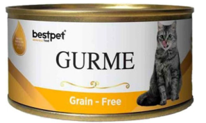 Bestpet Gurme - Can 100 gm - For Cats - Chicken