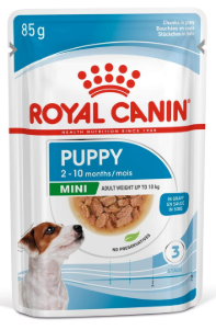 Dog SHN  Puppy Small  CIG/pouch.  Wet CIG 1.02KG