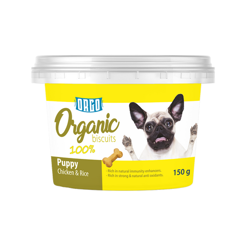 biscuits orgo DOG Puppy Chicken 150 gm