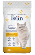 Cat litter Felin CAT White Cat Litter Lemon 20 L