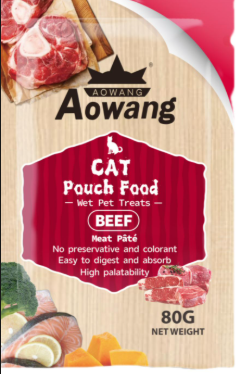Aowang - Cat Treat - Pouch 80 gm - Beef