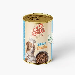 Kofetail Chunks Can Food For Adult Dog salmon 400 GM