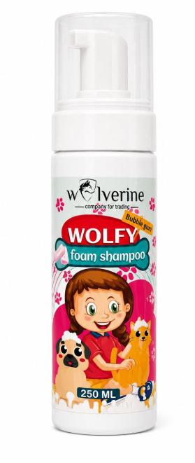 Wolverine - Wolfy - Foam Shampoo Bubble Gum - 250 Ml