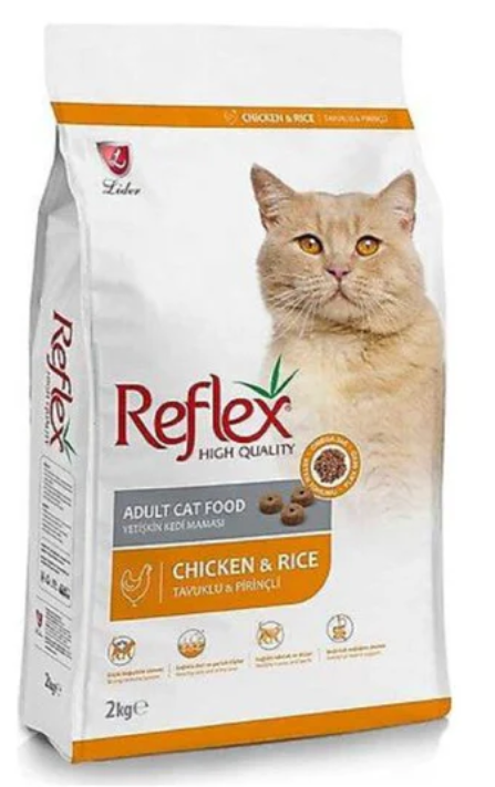 Reflex - Dry Food - For Adult Cats - 2 kg - Chicken & Rice