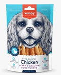 WANPY DOG CHICKEN BONE TWISTES 100G