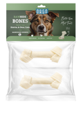 treats orgo DOG RAWHIDE BONES Dental & Oral Care - 2 pce - L