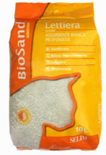Lettiera - Biosand - Cat Litter - 10 L - Carboni Attivi Perfumata
