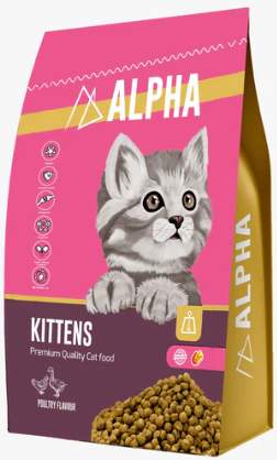 Alpha - Dry Food - For Kitten Cats - 1 kg - Poultry